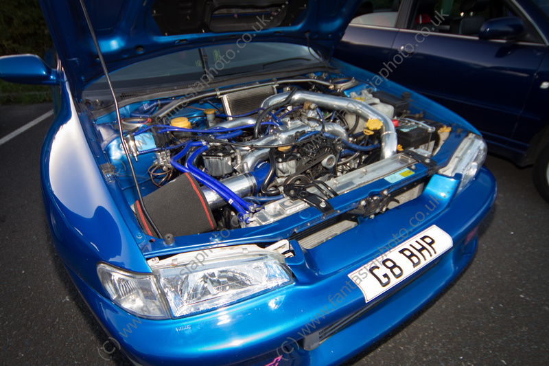Black Car Bonnet Up
